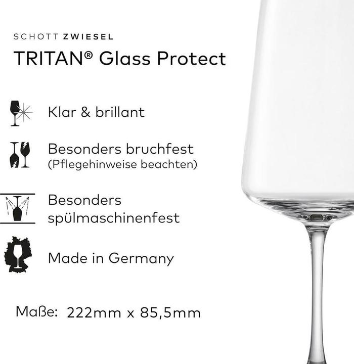 Produktbild Schott Zwiesel Gläserset Mio Vino (38 cl, 12 Gläser, Rotweingläser, Weissweingläser)