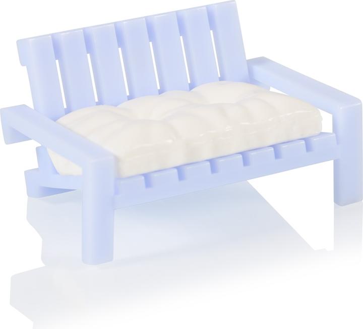Produktbild Bitten Soapy Bench Soapholder Xenon Blue (Hartseife, 145 g)