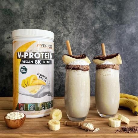 Image du produit ProFuel Mélange de protéines V 8K (Lait de banane, 1 x, 750 g)