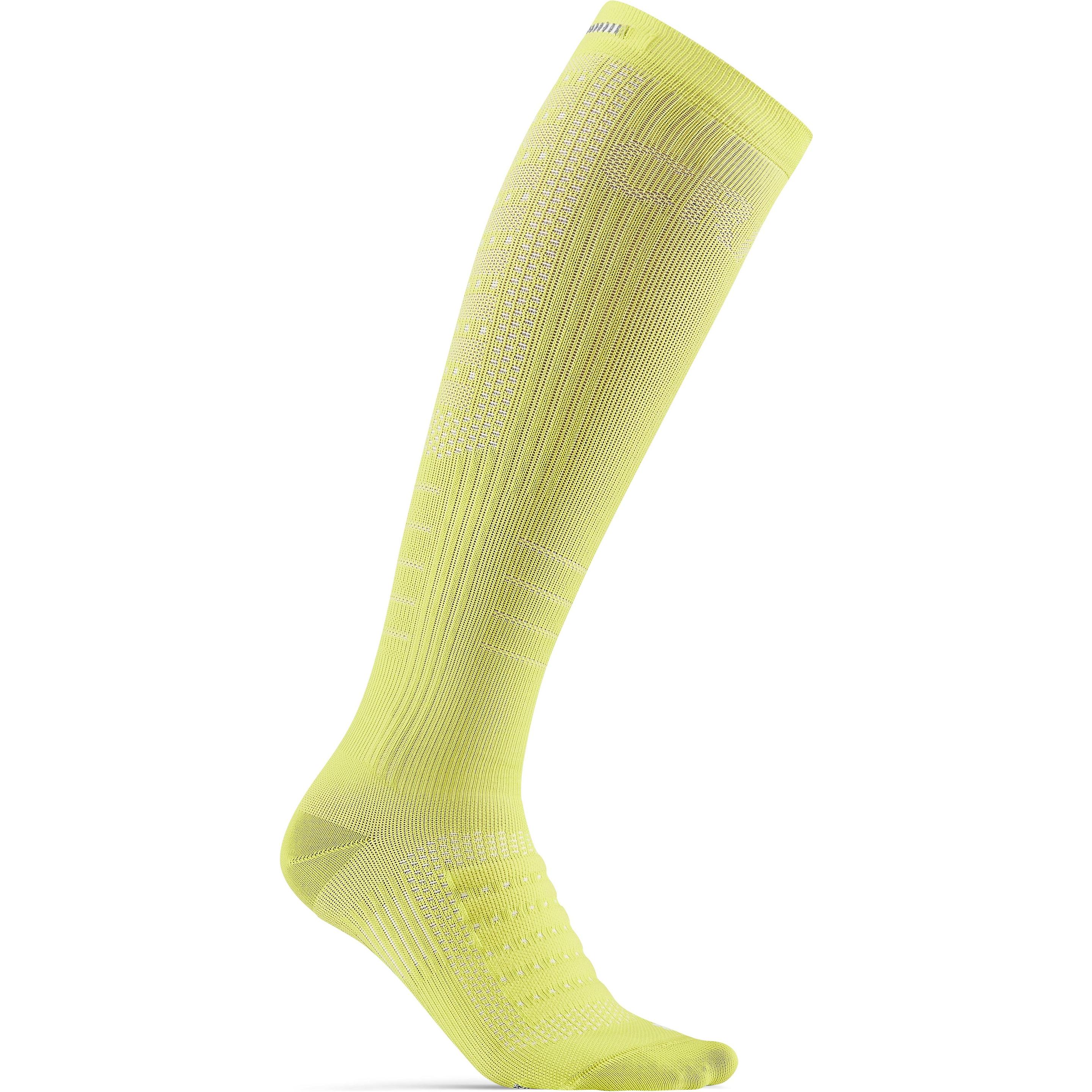 Craft, Herren, Sportsocken, Adv Dry Compression Socken (43 - 45), Gelb