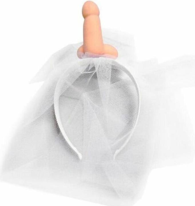 Produktbild Diablo Picante Weisser Brautschleier mit Penis