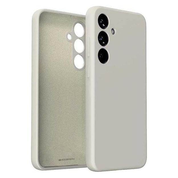 Mercury Silicone Samsung S23 FE S711 jasnoszary/stone (Samsung Galaxy S23 FE), Smartphone Hülle, Grau