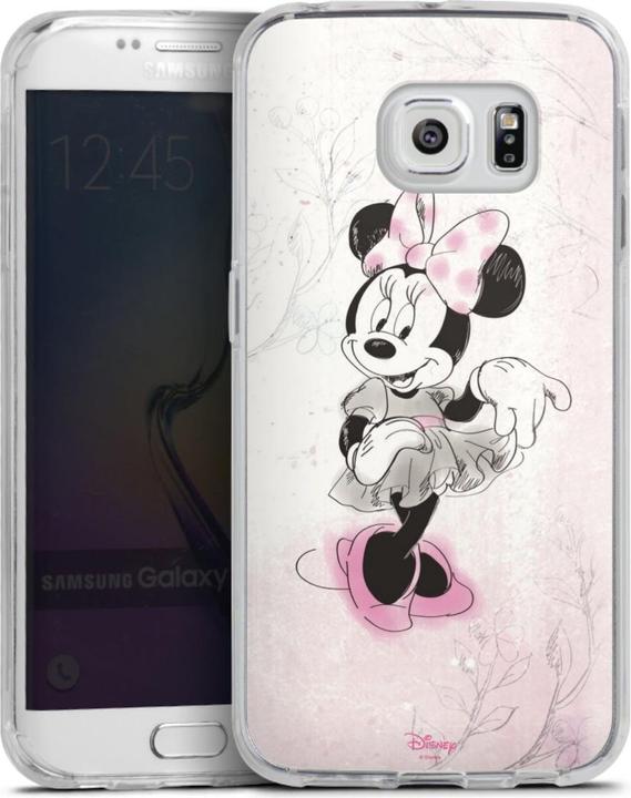 Produktbild DeinDesign Silikon Hülle für Samsung Galaxy S6 Edge Handyhülle Case Smartphone Schutzhülle Disney Minnie (Samsung Galaxy S6 Edge)