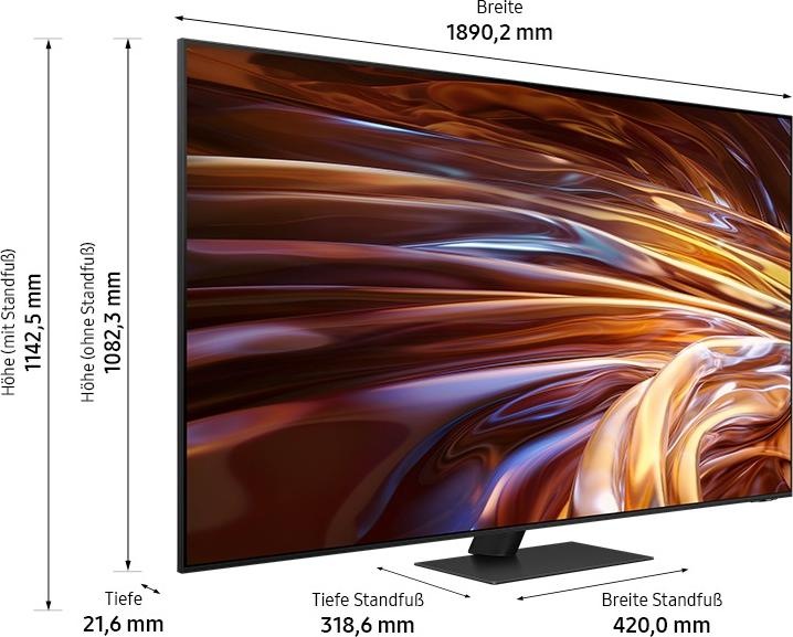 Actual product image Samsung QN95D 85 inch QLED Smart TV 85QN95DAT (2024) (85", QN95D, NeoQLED, 4K, 2024)