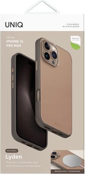 Produktbild Uniq Lyden DS iPhone 16 Pro Max 6.9" Magclick Charging case brown-gray/flint gray (Apple iPhone 16 Pro Max)