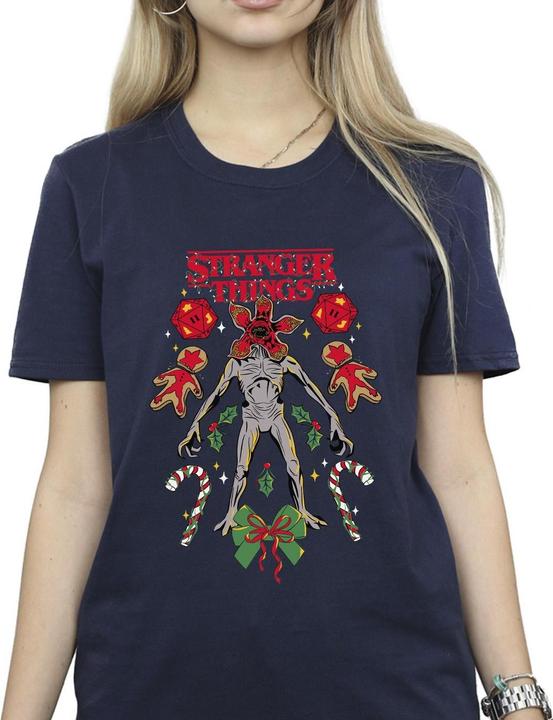 Produktbild Netflix Stranger Things Christmas Demogorgon TShirt (XXL)