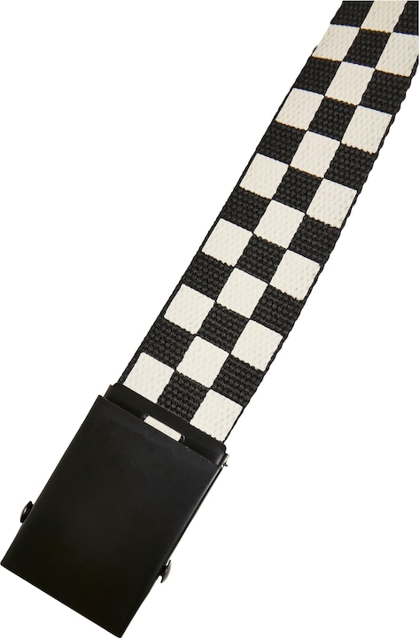 Actual product image Urban Classics Check And Solid Canvas Belt 2-Pack (S, M)