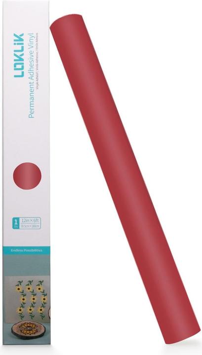 Produktbild Loklik Permanent Adhesive Vinyl Matte - Red
