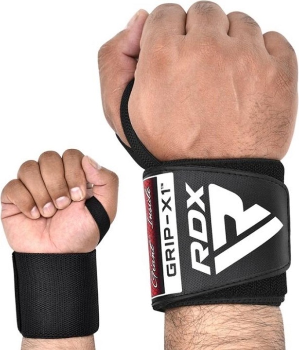 Produktbild Rdx W3 Gewichtheber Handgelenkbandage Mit Daumenschlaufen (One Size)