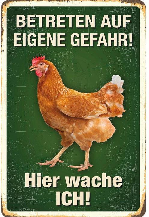 Actual product image Puag Here I watch - Rooster (20 x 30 cm)