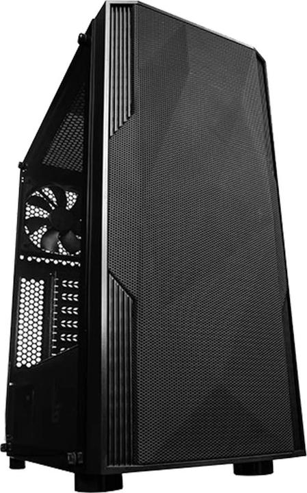 Logic Computer case without power source Agir Mesh + Glass USB 3.0 black (ATX)