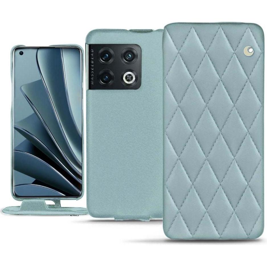 Noreve Lederschutzhülle vertikal (OnePlus 10 Pro), Smartphone Hülle, Blau