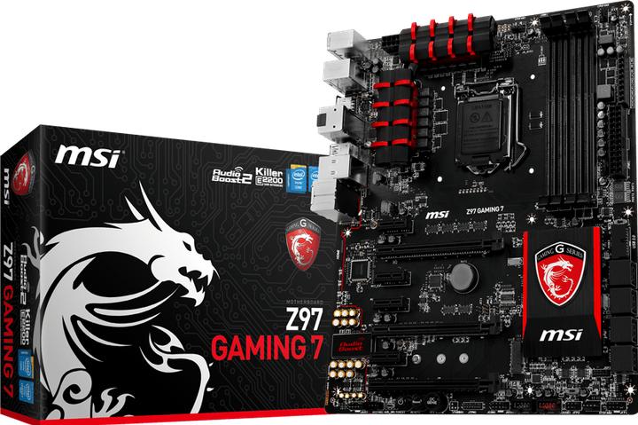 Image du produit MSI Z97 Gaming 7 (LGA 1150, Intel Z97, ATX)