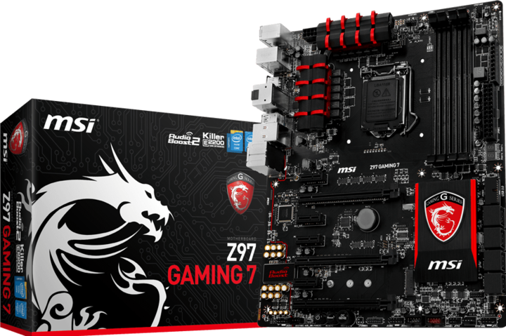 Produktbild MSI Z97 Gaming 7 (LGA 1150, Intel Z97, ATX)