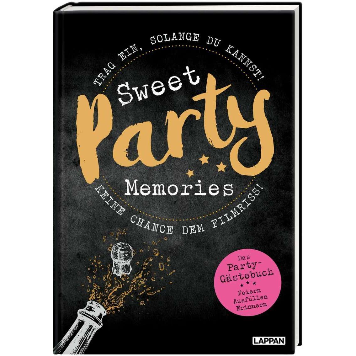 Sweet Memories: Party! Ausfüllbuch für Partygäste, Belletristik von Jana Legal, Piero Masztalerz