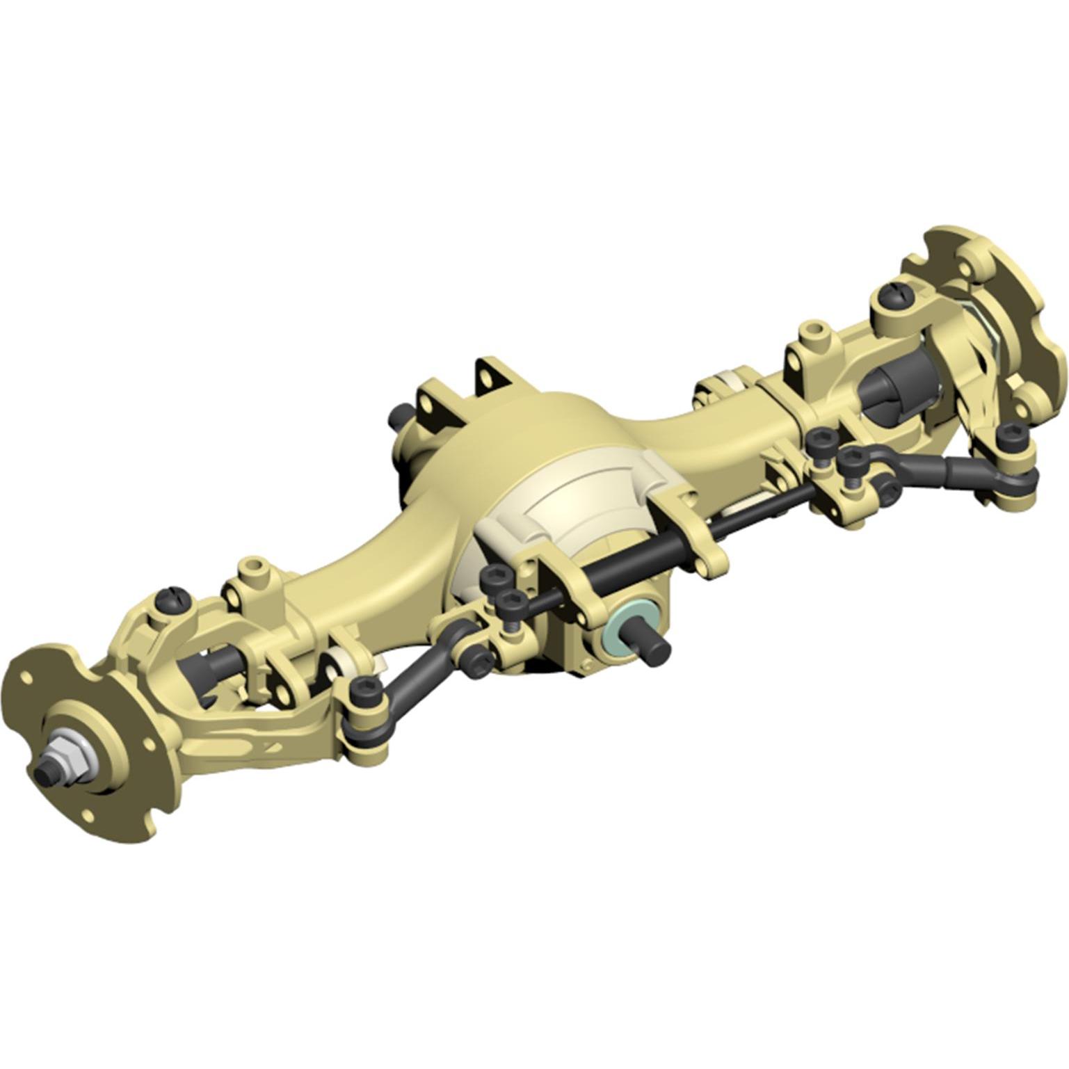 Amewi Assale sterzante 2 anteriore completamente montato per camion 8x8 sabbia