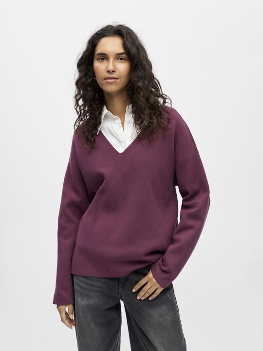 Image du produit Object V-Ausschnitt Strickpullover (XL)
