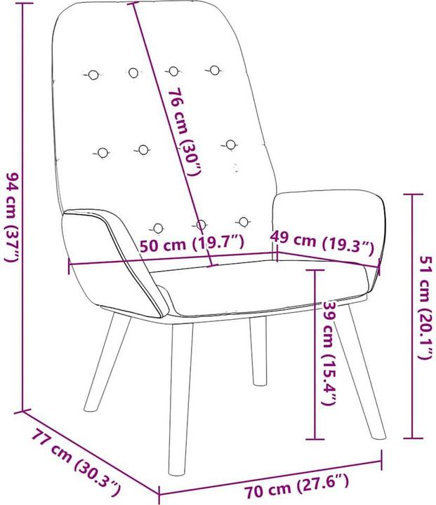 Produktbild vidaXL Relaxsessel