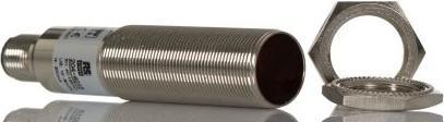 Produktbild RS PRO zylindrisch Optischer Sensor, Hintergrundunterdrückung, Bereich 100 mm, PNP Schliesser/Öffner