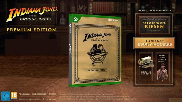 Actual product image Bethesda Indiana Jones and the Great Circle - Premium Edition (Xbox Series X)
