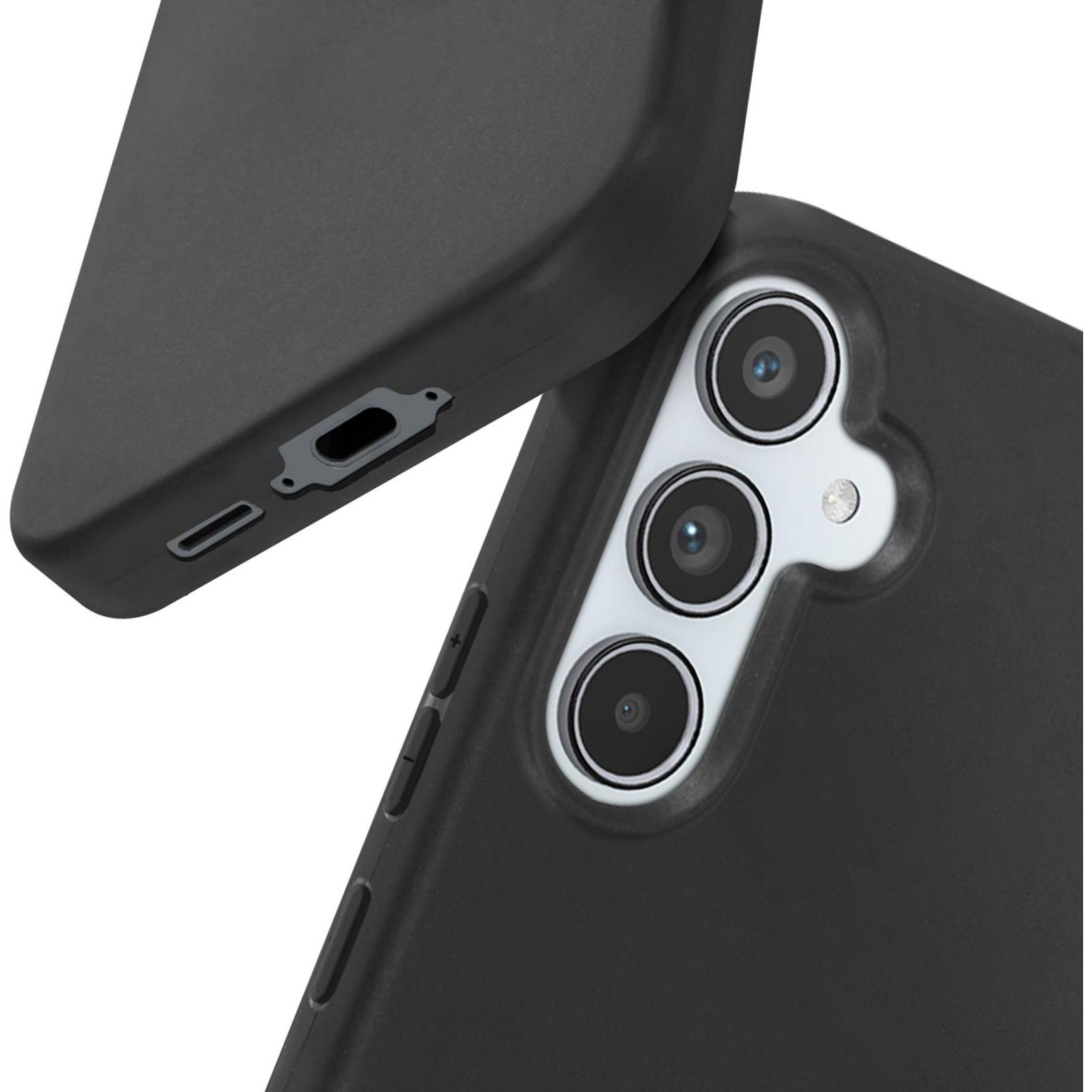 Thumbnail - Mayaxess PureSilicone Case Series (Samsung Galaxy A55), Smartphone Hülle, Schwarz