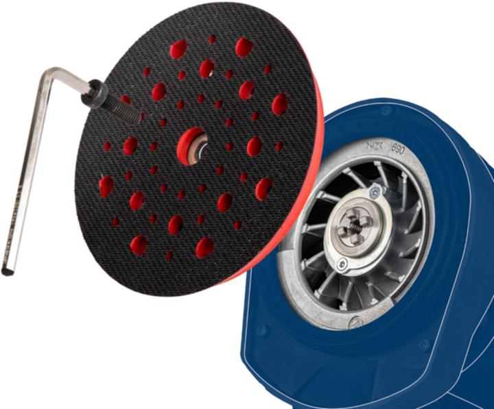 Produktbild Bosch Professional Zubehör EXPERT Multihole (EXPERT Multiloch) Universalstützteller, 125 mm, medium (Mittel)