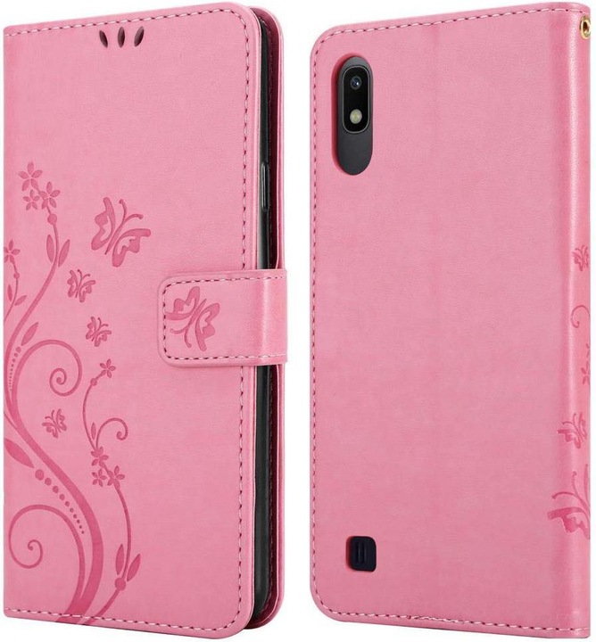 Actual product image Cadorabo Flower Book Cover (Samsung Galaxy A10)