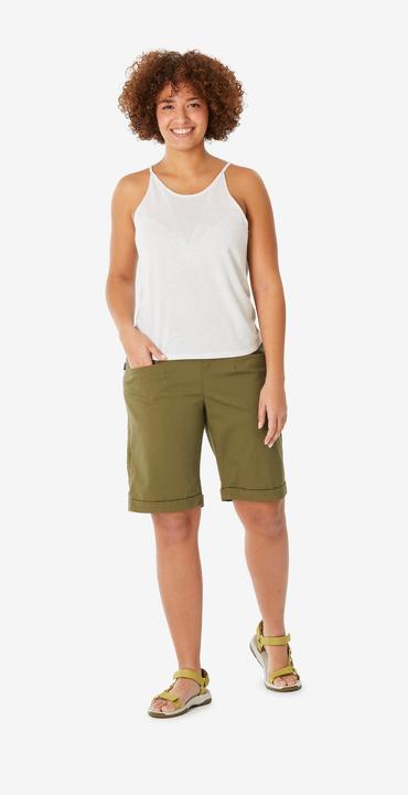 Produktbild Quechua Bermudashorts Damen Wandern - NH500 grün (38)