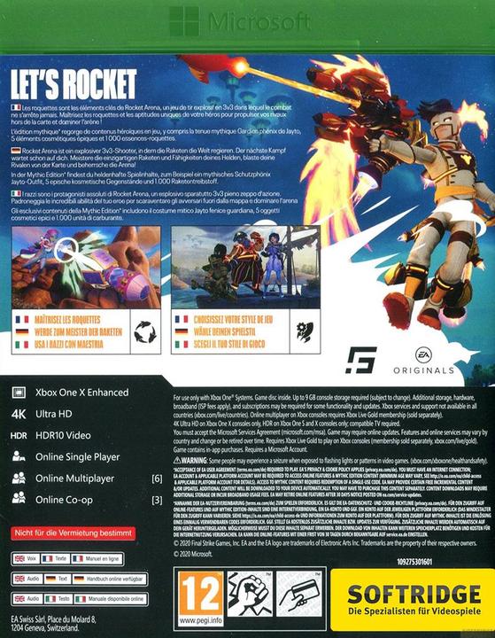 Actual product image EA Games Rocket Arena Mythic Edition (Xbox One X, Xbox Series X, Multilingual)