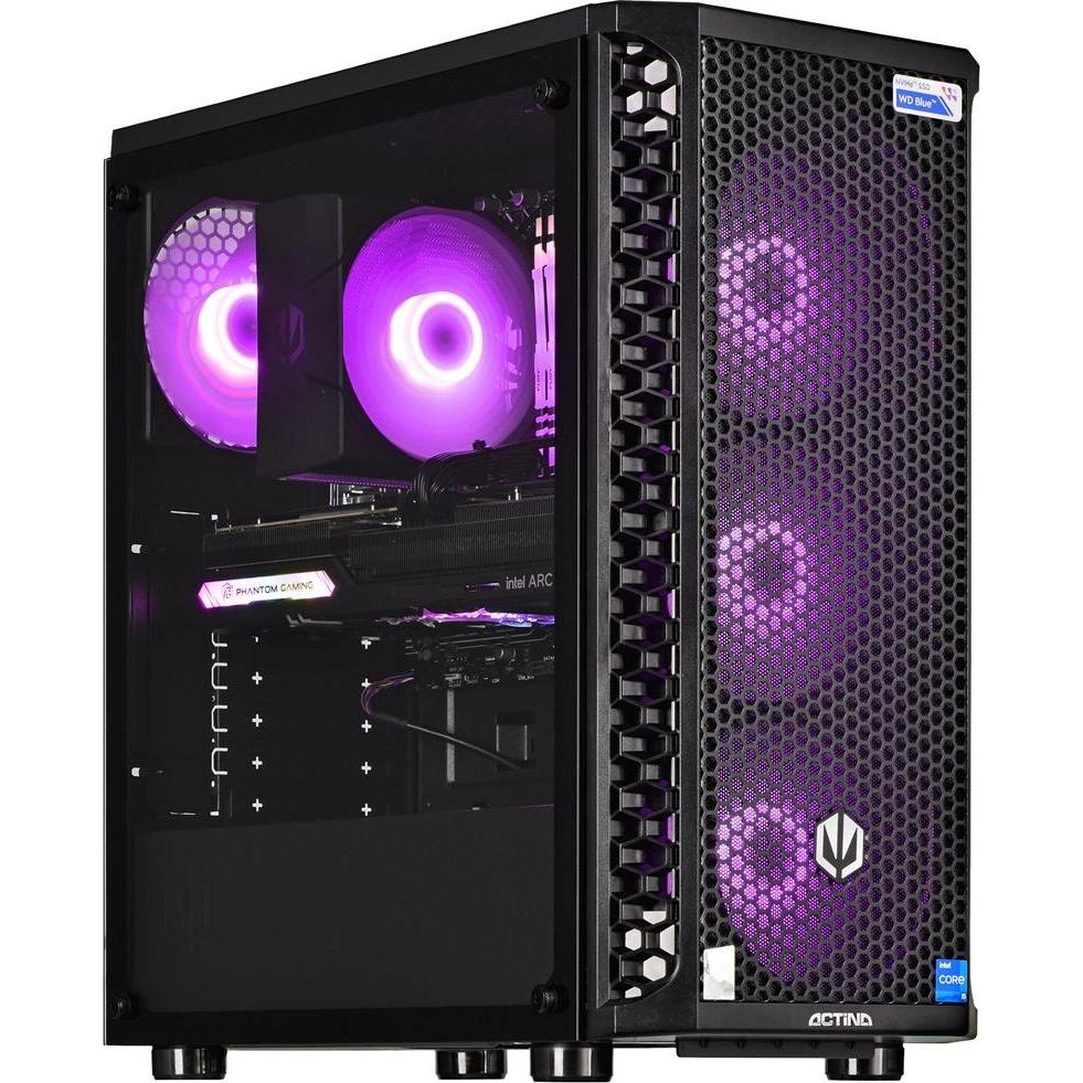 Action Actina 5600 (AMD Ryzen 5 5600, 32 GB, 1000 GB, GeForce RTX 4060), PC, Schwarz