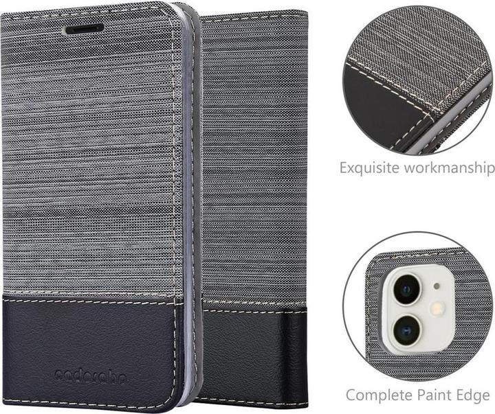 Actual product image Cadorabo Book Jeans Optics Cover (Apple iPhone 12 mini)