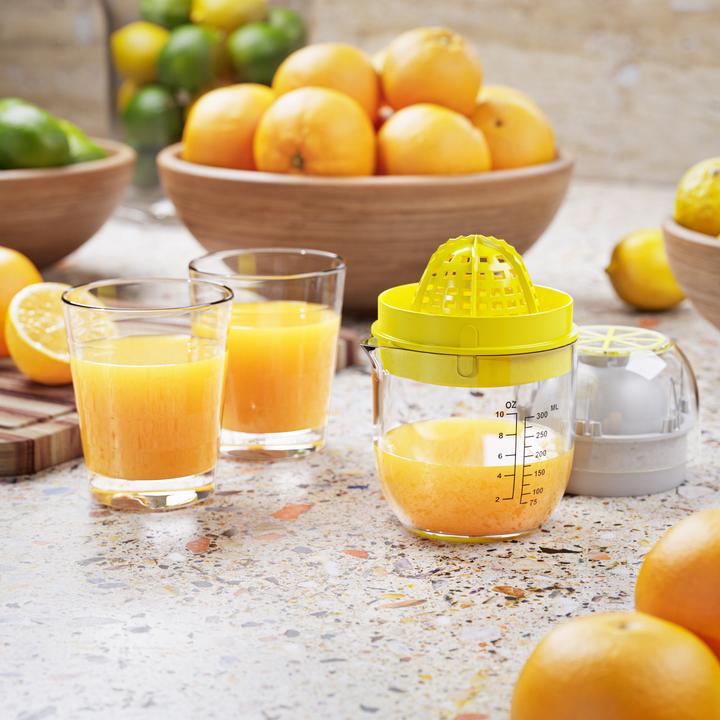 Produktbild Arendo Zitruspresse, Saftpresse, Entsafter manuell, Limettenpresse, Zitronenpresse, 300 ml, Orangenpresse