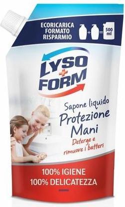 Immagine prodotto Hospisept Lisoform Sapone Sacco 500 ml Delicatezza (Sapone liquido, 500 ml)