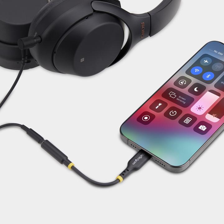 Produktbild StarTech Adap USB-C to 3.5mm Audio (M/F) (0.13 m)