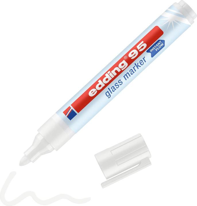 Produktbild Edding Glasmarker (Weiss, 3 mm, 1 x)