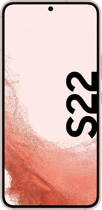 Actual product image Samsung Galaxy S22 EU (128 GB, Pink Gold, 6.10", Dual SIM, 50 Mpx, 5G)
