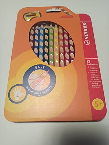 Actual product image STABILO EASYcolors ergonomic coloured pencil for left-handers (Multicoloured, 12 x)