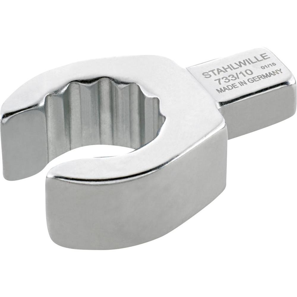 Stahlwille, Drehmomentschlüssel, Einsteckringschlüssel 733/10 19 Schlüsselweite 19 mm 9 x 12 mm Chrom-Alloy-Stahl