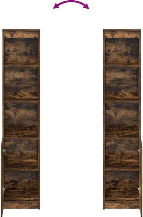 Produktbild vidaXL Highboard (37.50 x 35 x 180 cm)