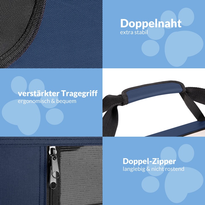 Produktbild Cadoca Hundetransportbox (Hund, Faltbar)