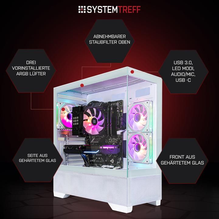 Produktbild SYSTEMTREFF Gaming PC G254598 (1000 GB, 16 GB)