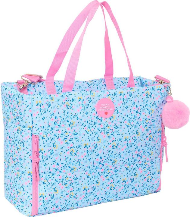 Actual product image Vicky Martín Berrocal Laptop Case Vicky MartÃ­n Berrocal ParaÃ­so Blue Light Pink 40 x 31 x 17 cm (14.10")