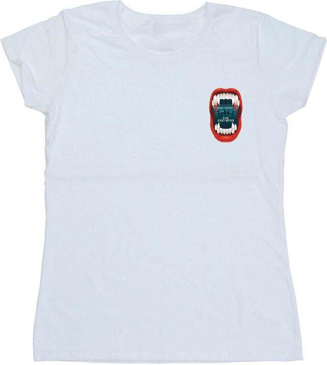 Actual product image The Lost Boys Womens/Ladies Teeth Pocket Cotton T-Shirt (L)