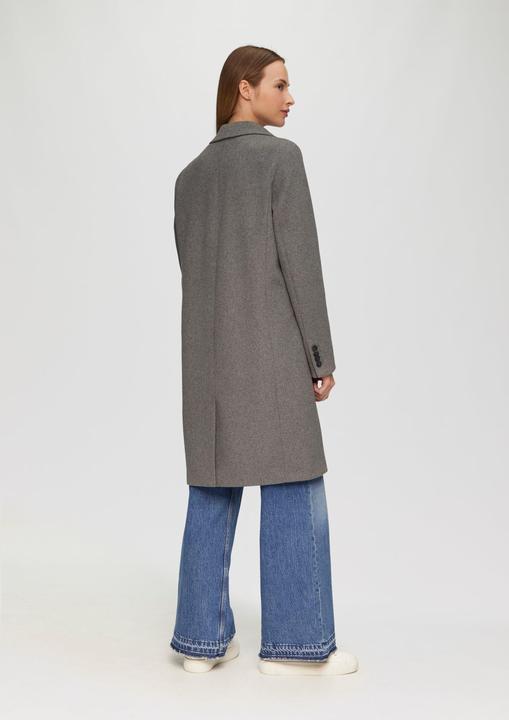 Produktbild S.Oliver Outdoor-Mantel Weicher Wollmantel mit Reverskragen