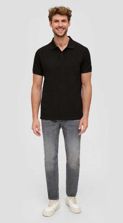Produktbild S.Oliver Polo-Shirt Poloshirt aus Baumwollpiqué (S)