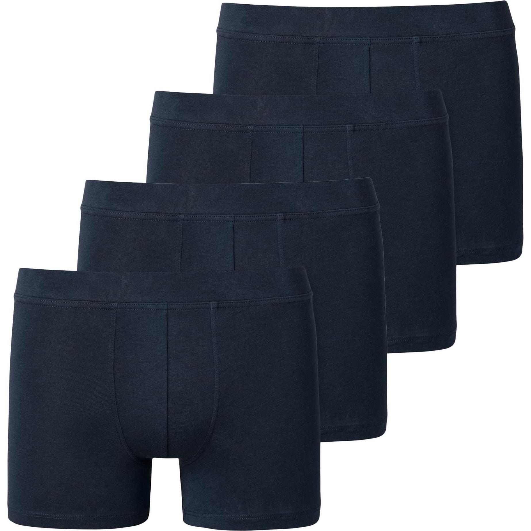 Schiesser, Jungen, Unterhosen, Boxershort Casual Bequem sitzend, Blau, (XS, 4er Pack)