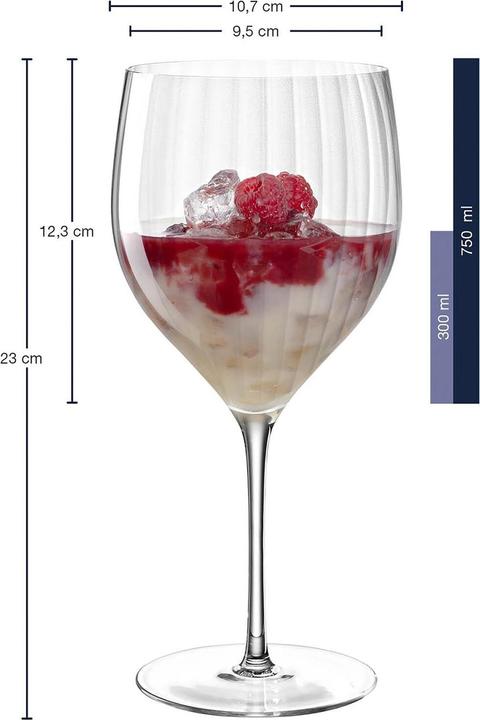 Image du produit Leonardo Verre à cocktail Poesia 750 ml, 6 pièces, Transparent (7.50 dl, 6 x, Verres à apéritif)