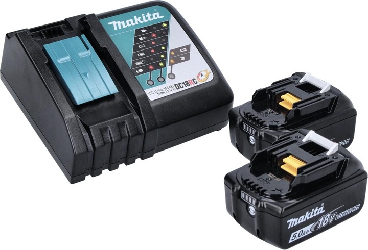 Actual product image Makita DCO 181 RTJ Battery Rotary Cutter 18 V 32000 rpm Brushless + 2x Battery 5,0 Ah + Charger
