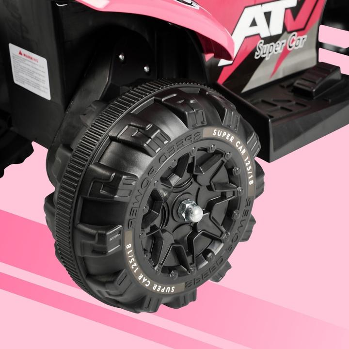 Actual product image Hermex Elektro-Quad für Kinder Kinderfahrzeug Elektrofahrzeug Spielzeug ATV (6 V)