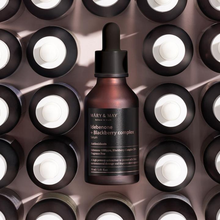 Actual product image Mary&May Idebenone +ackberry Complex Serum Smoothing Face Serum 30Ml (30 ml)
